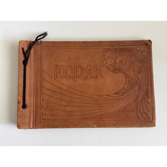 Vintage (Antique?) Kodak Leather Photo Album - Picture 1 of 5